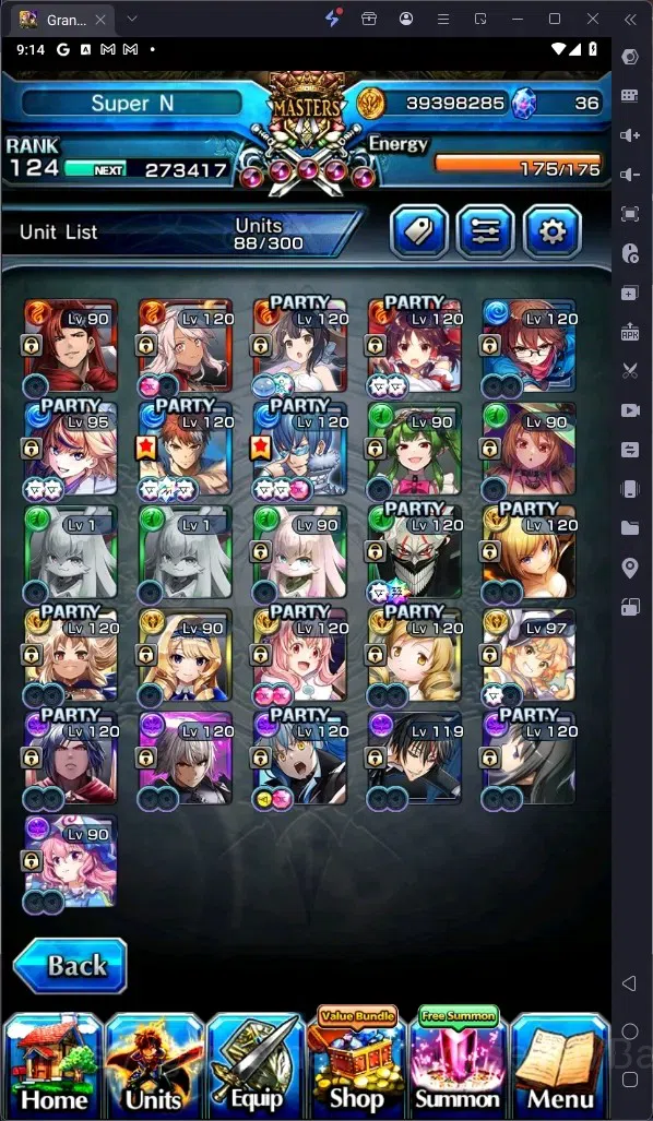 Grand Summoners Accounts Global | Rank 124 | Okarun Lv120 TW, Summer Miyu image 11