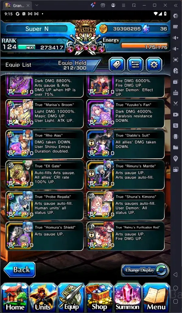 Grand Summoners Accounts Global | Rank 124 | Okarun Lv120 TW, Summer Miyu image 13