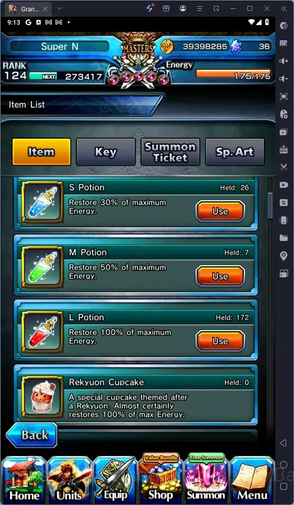 Grand Summoners Accounts Global | Rank 124 | Okarun Lv120 TW, Summer Miyu image 2