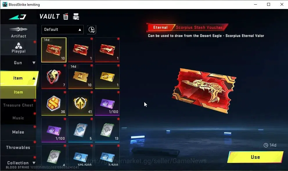 Blood Strike Accounts ASIA|9 ULTRA[2 ZERO,BLAST,SPIKE,Galil,AR97,INP-9,U image 14