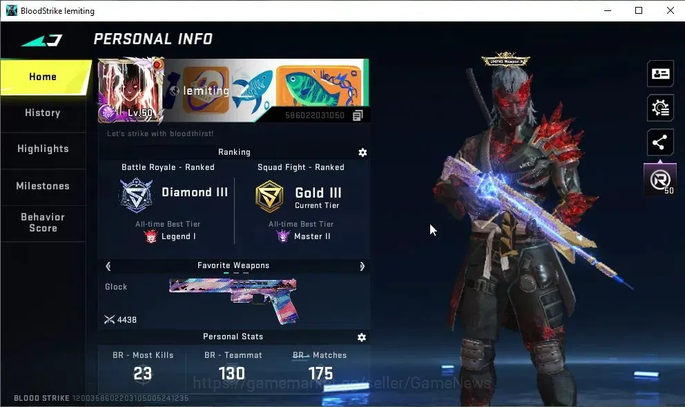 Blood Strike Accounts ASIA|9 ULTRA[2 ZERO,BLAST,SPIKE,Galil,AR97,INP-9,U image 2