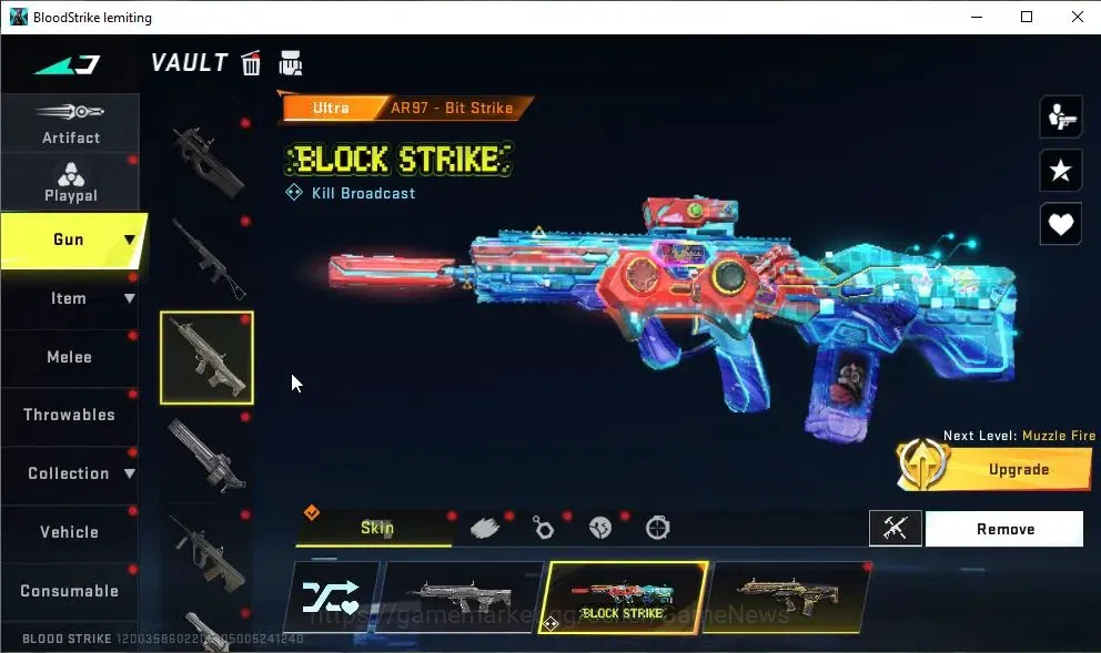 Blood Strike Accounts ASIA|9 ULTRA[2 ZERO,BLAST,SPIKE,Galil,AR97,INP-9,U image 9