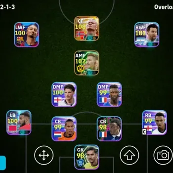 eFootball Accounts High-End Mobile |PW 3060|BIGT Halland,Epic MarcoReus,Shwt Mazraouil Messi3Card|Coach FrankLampard