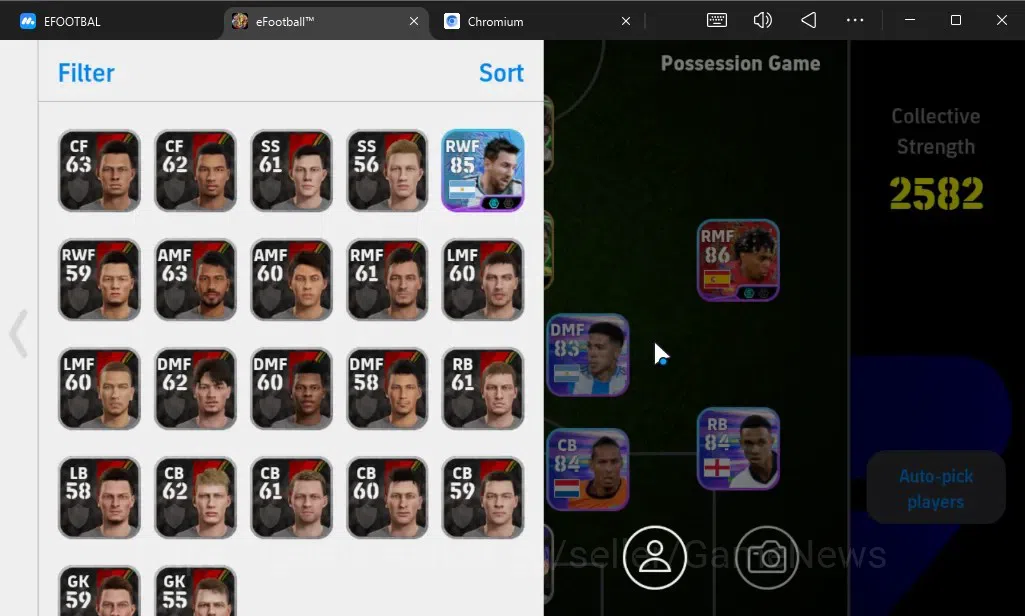 eFootball Accounts Android|300 Coins|Epic Kaka,Andriy Shevchenko,Show image 2