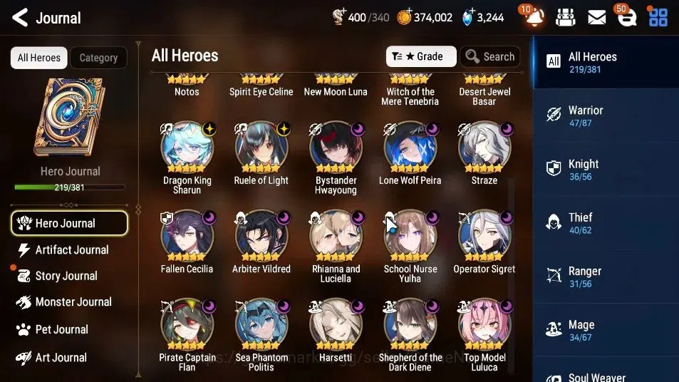 Epic Seven Accounts ASIA UnVerif|25 ML(NOTOS,DarkDiene,SchoolNurse Yul image 7