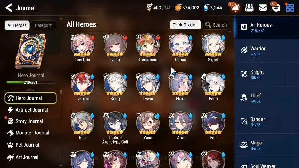 Epic Seven Accounts ASIA UnVerif|25 ML(NOTOS,DarkDiene,SchoolNurse Yul image 9