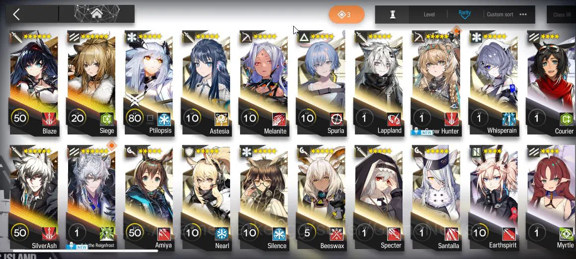 Arknights Accounts Lv 4 | 71 Op+2 Outfits | 1 Limited | SilverAsh the image 5