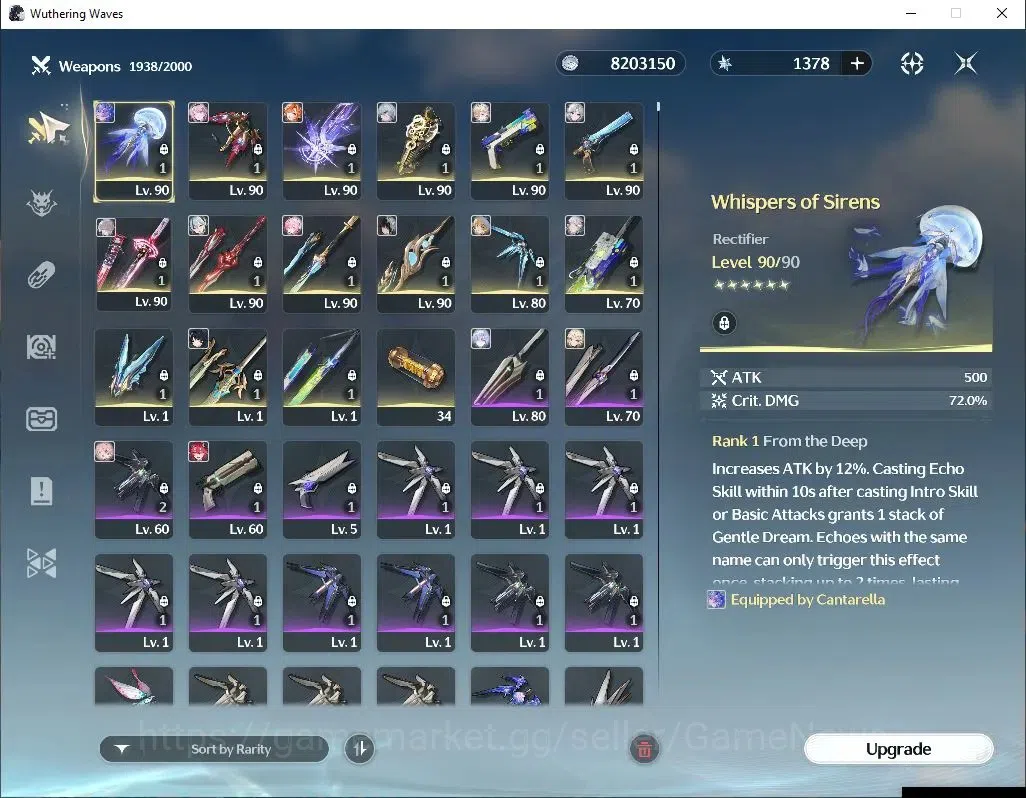 Wuthering Waves Accounts SEA|UL 80|17 Limited|(Cantarella,Sigrika,Zani,Hiyu image 4