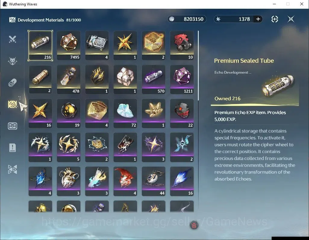 Wuthering Waves Accounts SEA|UL 80|17 Limited|(Cantarella,Sigrika,Zani,Hiyu image 6