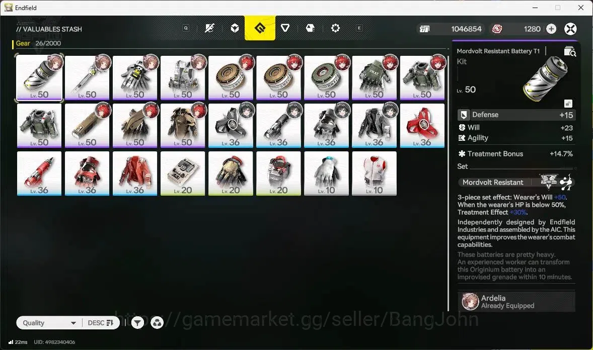 Arknights: Endfield Accounts Asia | Lv 48 | 2 Limit Laevatain+sign,Tangtang,Lif image 11