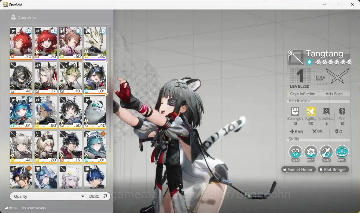 Arknights: Endfield Accounts Asia | Lv 48 | 2 Limit Laevatain+sign,Tangtang,Lif image 5