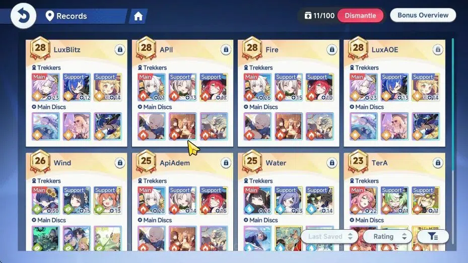 Stella Sora Accounts GLOBAL Lv40|11 SSR|5 Limit(SnowLaru,Chixia,Gerie,S image 12