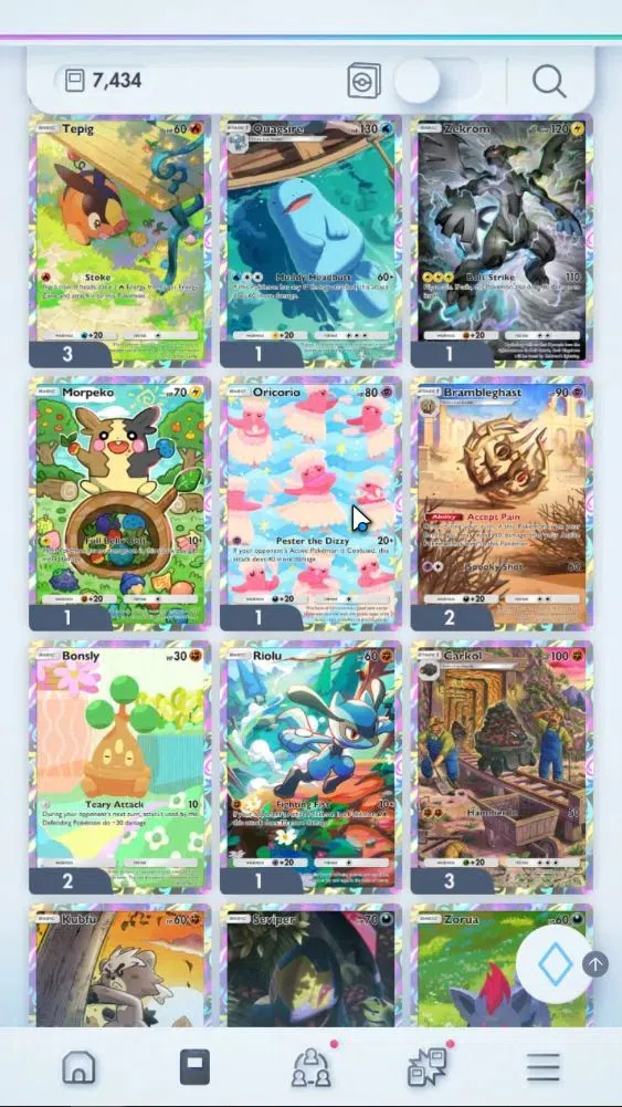 Pokémon TCG Pocket Accounts EN 7,4K Card|155 EX|5 Crown [Bombardier,Solgaleo,A image 13