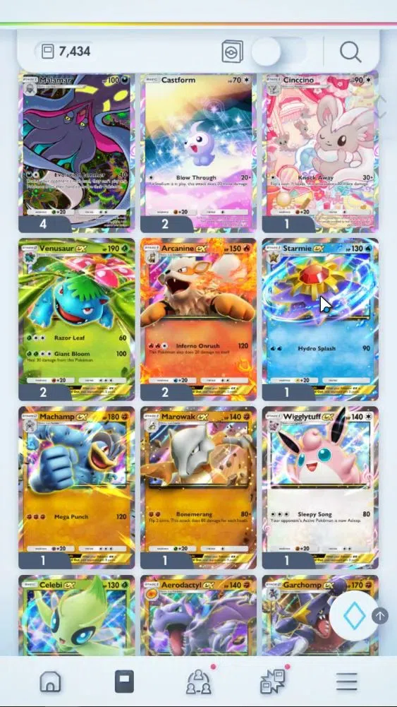 Pokémon TCG Pocket Accounts EN 7,4K Card|155 EX|5 Crown [Bombardier,Solgaleo,A image 14