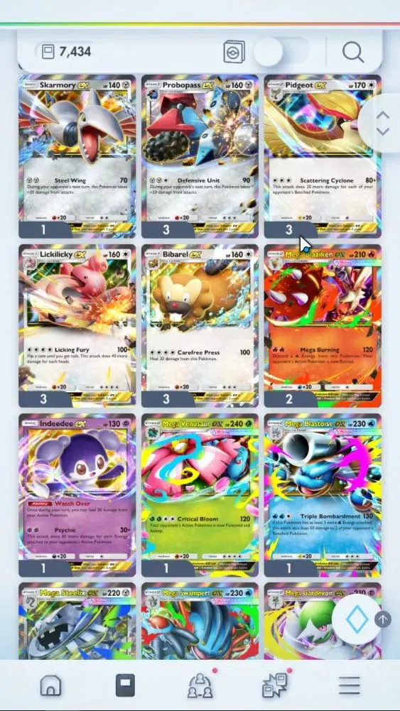 Pokémon TCG Pocket Accounts EN 7,4K Card|155 EX|5 Crown [Bombardier,Solgaleo,A image 18