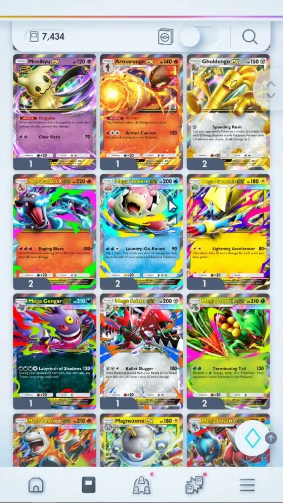 Pokémon TCG Pocket Accounts EN 7,4K Card|155 EX|5 Crown [Bombardier,Solgaleo,A image 19