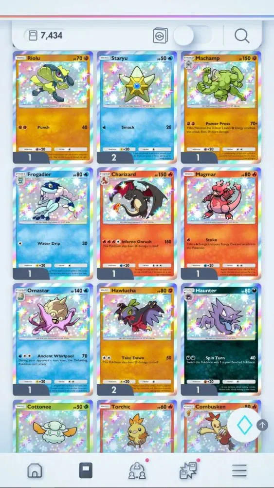 Pokémon TCG Pocket Accounts EN 7,4K Card|155 EX|5 Crown [Bombardier,Solgaleo,A image 3