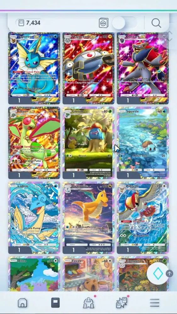 Pokémon TCG Pocket Accounts EN 7,4K Card|155 EX|5 Crown [Bombardier,Solgaleo,A image 7