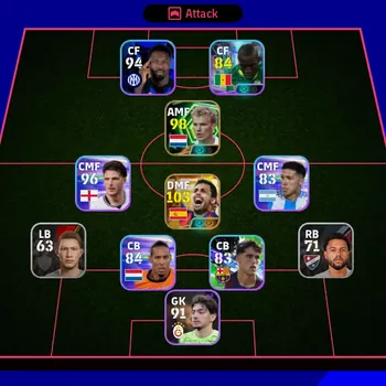 eFootball Accounts Legends & Iconic Players Mobile |PW 2568|BIGT Rodri,Epic Bergkamp,Shwt Messi|Coach DamiaGranero| EFB4099B