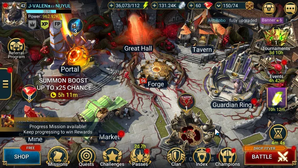 Raid: Shadow Legends Accounts Endgame Lv42|962K 1