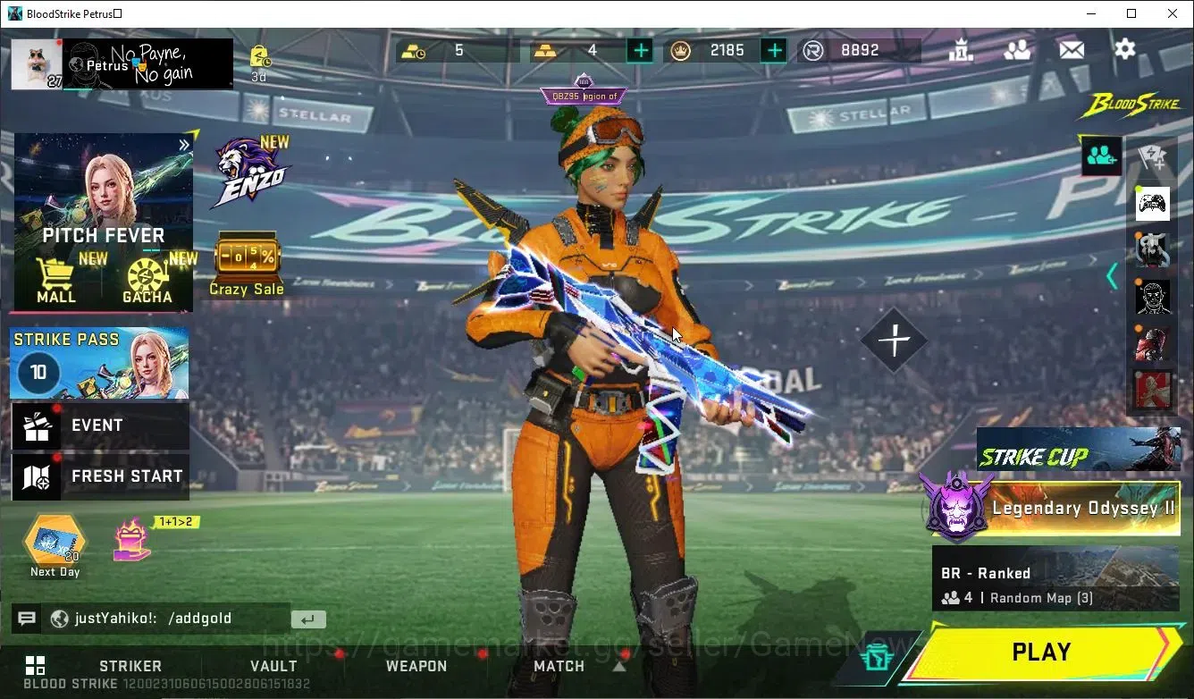 Blood Strike Accounts ASIA|MELEE Talon Knife+Collab TOKREV MCX|5 ULTRA [ image 1