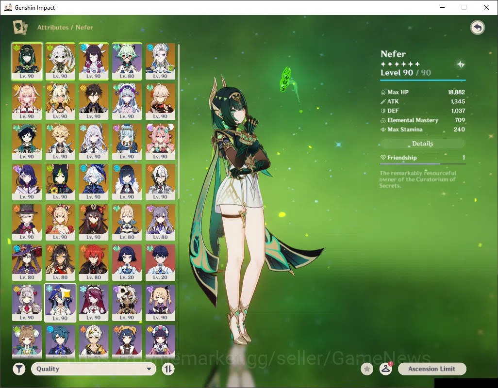 Genshin Impact Accounts ASIA|AR60|19 Limit+10(*5Wep)|(Neuvill,Arlecch)+Sig image 3