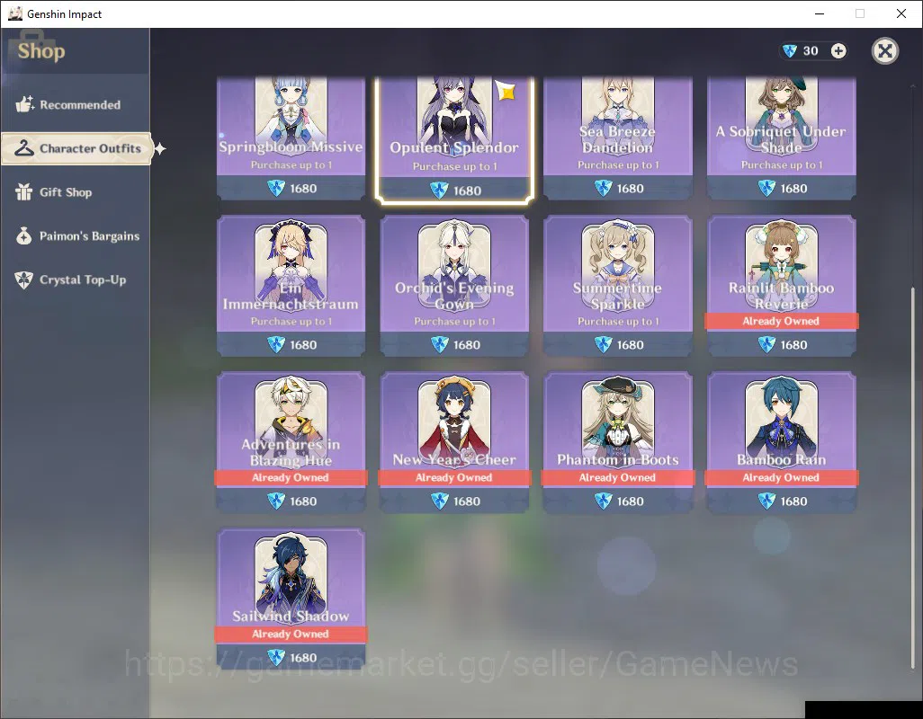 Genshin Impact Accounts ASIA|AR60|19 Limit+10(*5Wep)|(Neuvill,Arlecch)+Sig image 7