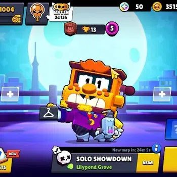 Brawl Stars Accounts 1004 Trophy|18 Brawlers 3 Max Lvl [EMZ,Edgar,Shelly]|1 Epic Skins [Stellar Shelly]|CN ON|Take