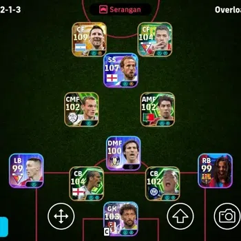 eFootball Accounts Legends & Iconic Players Mobile|PW 3161|Lionel Messi BigT,Harry Kane ShowT,Rul Costa Epic,Rio Ferdinand