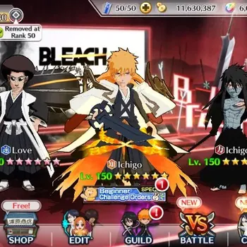Bleach: Brave Souls Accounts Starter Global Starter|6K Orb+11.6M Coins+20.5K BP|Fresh Story|incl. Aizen TYBW,Ichigo