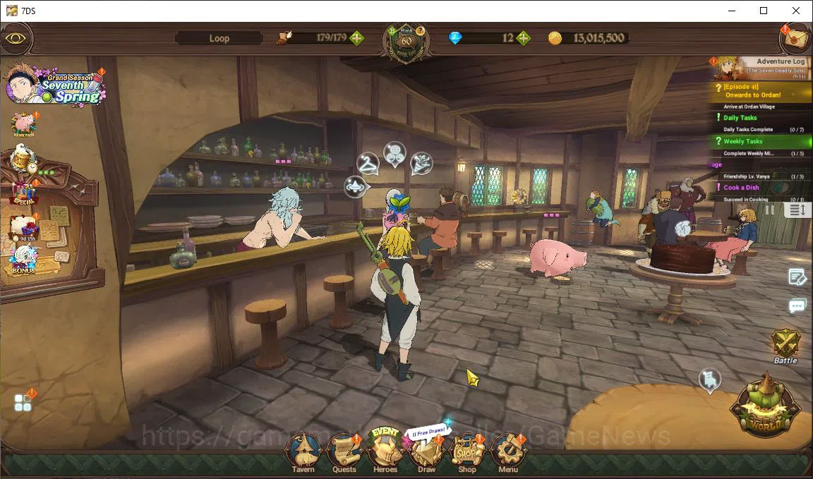 The Seven Deadly Sins: Grand Cross Accounts Starter Global|1,3M CC| Starter CH 4|1 LR+4 UR|Helbram, Mersesca3/6, ODK2/6