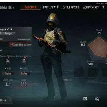 Arena Breakout Accounts High Value MOBILE | LVL 30 | SV 19.4 M | CV 8 M | Wp skin H416 X-ray, Fall peace, many other skin