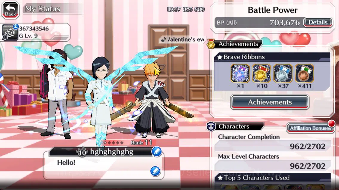 Bleach: Brave Souls Accounts [GLOBAL]50k Orb|TYBW26(Uryu,Ichigo),Rukia 10th Ann image 2