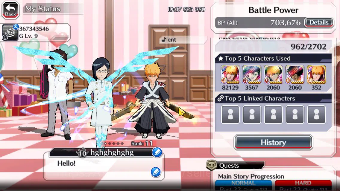 Bleach: Brave Souls Accounts [GLOBAL]50k Orb|TYBW26(Uryu,Ichigo),Rukia 10th Ann image 3