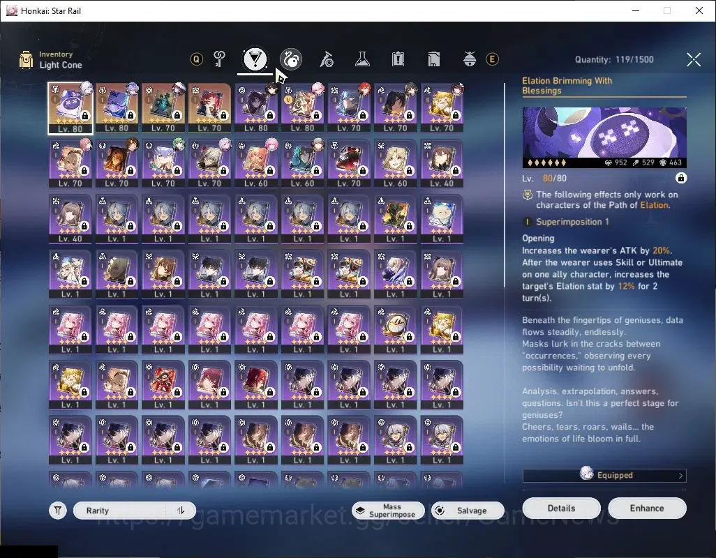 Honkai Star Rail Accounts Asia|TL 67|10 Limited|1 PremTeam|(SW999 Sign),Evan image 6