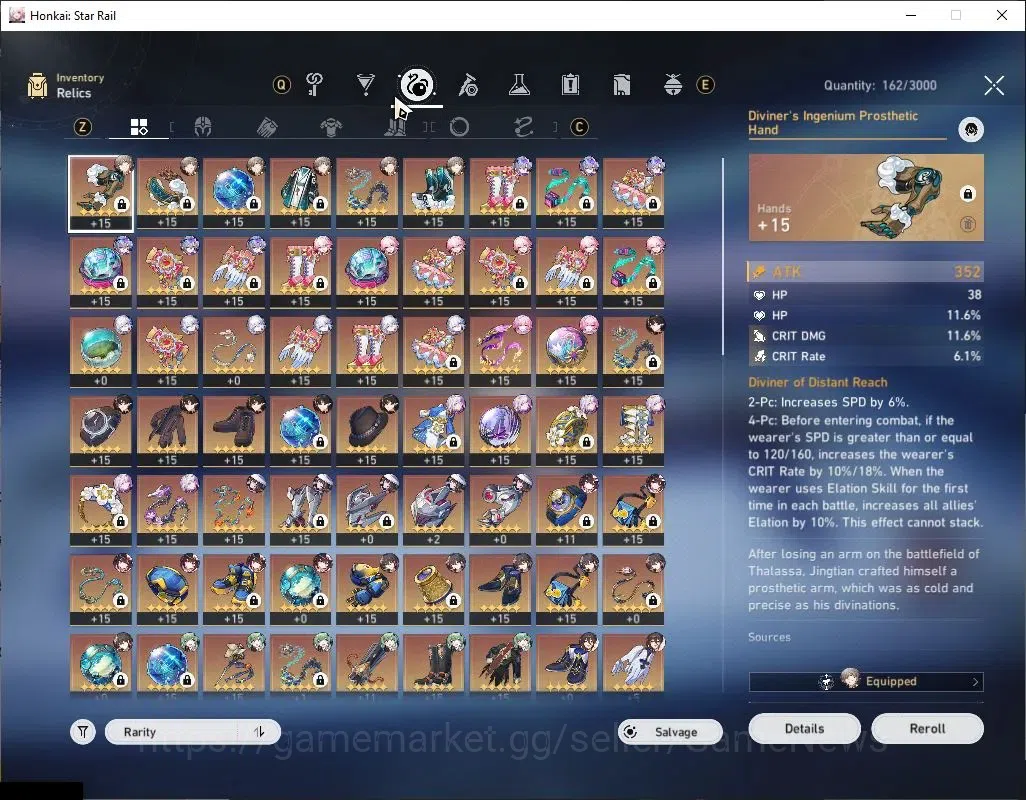 Honkai Star Rail Accounts Asia|TL 67|10 Limited|1 PremTeam|(SW999 Sign),Evan image 7