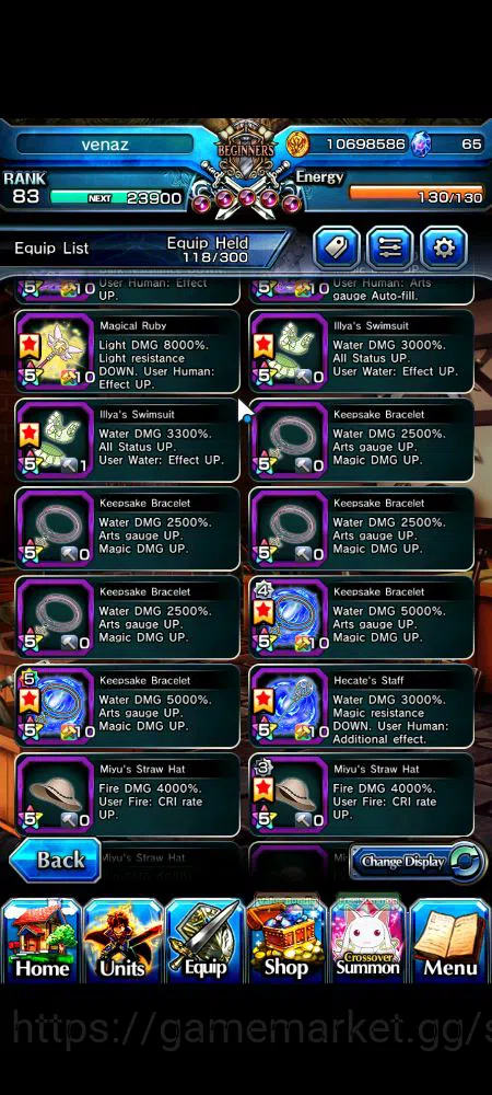 Grand Summoners Accounts Global|Rank 83|17 Ascend|InumutaTW,S MiyuTW,EmiyaT image 13