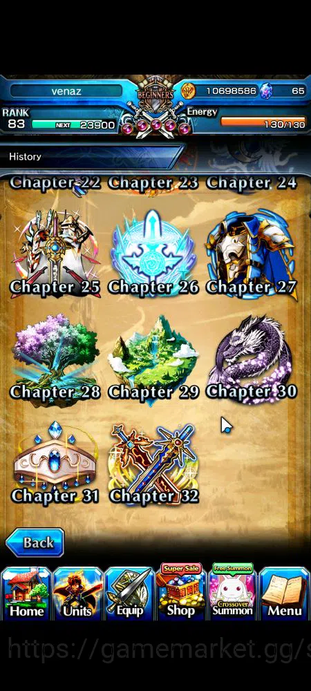 Grand Summoners Accounts Global|Rank 83|17 Ascend|InumutaTW,S MiyuTW,EmiyaT image 16