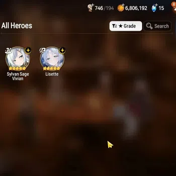Epic Seven Accounts High-End GLOBAL UnVerif|New Era|2 ML(Lisete,Sylvian Sage Vivian)+TA Coli,Iseria,Landy,Etc|Poh ON|Abys F