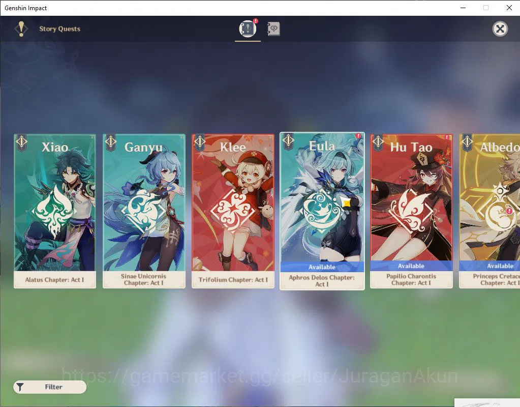 Genshin Impact Accounts ASIA |AR42 |1LIMITED 1+(5*WEAPON)|Yelan,Ororon c1, image 8