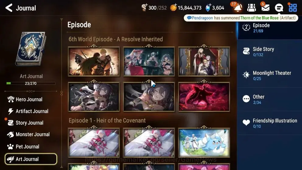 Epic Seven Accounts High-End Global UnVerif|NewEra|6 ML(MChloe,LC Bellona,SS Vivian,Etc)+Setsuka,etc|PoH+Bless ON|Auto W 10