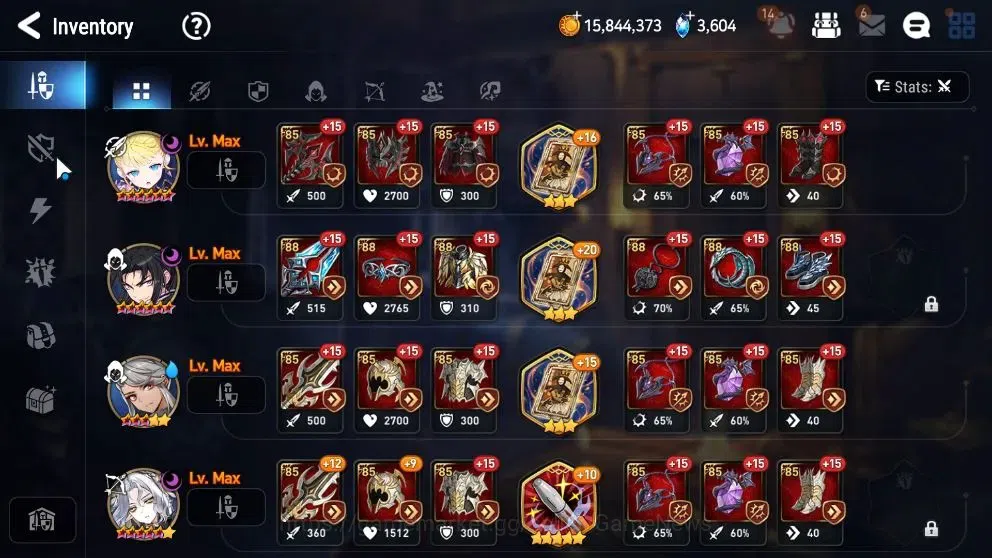 Epic Seven Accounts High-End Global UnVerif|NewEra|6 ML(MChloe,LC Bellona,SS Vivian,Etc)+Setsuka,etc|PoH+Bless ON|Auto W 17