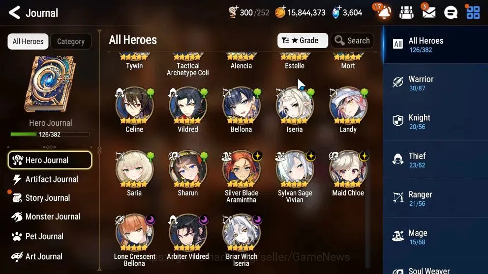 Epic Seven Accounts High-End Global UnVerif|NewEra|6 ML(MChloe,LC Bellona,SS Vivian,Etc)+Setsuka,etc|PoH+Bless ON|Auto W 6