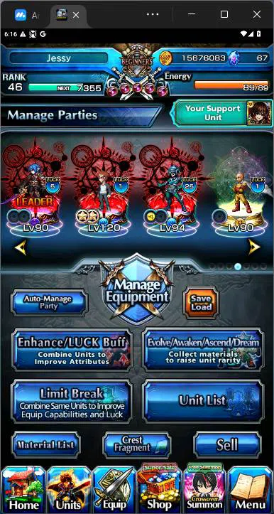 Grand Summoners Accounts GLOBAL|14 Ascend|Inumata TW,Shiro Emiya TW,Milim T image 2