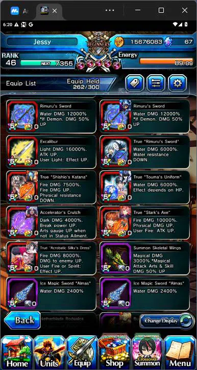 Grand Summoners Accounts GLOBAL|14 Ascend|Inumata TW,Shiro Emiya TW,Milim T image 4