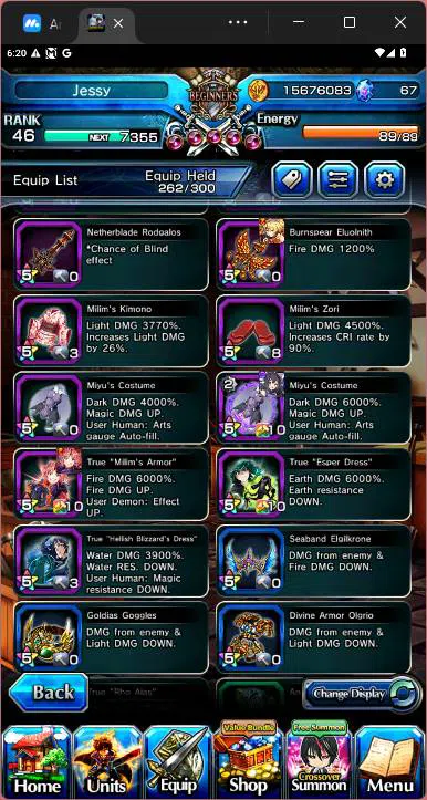 Grand Summoners Accounts GLOBAL|14 Ascend|Inumata TW,Shiro Emiya TW,Milim T image 5