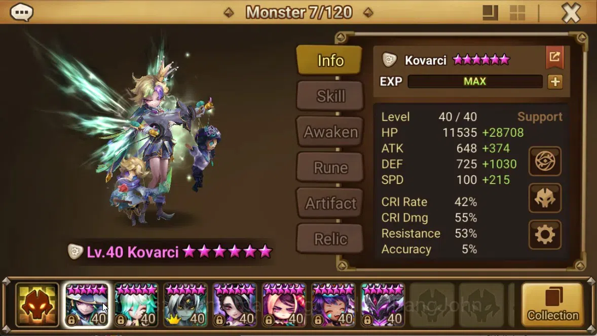 Summoners War: Sky Arena Accounts End-Game ASIA|Lv100 7LND(Lucifer,Kovarci,Shun,Hilda,Giselle,Maya,Gurkha) 137NB5 2