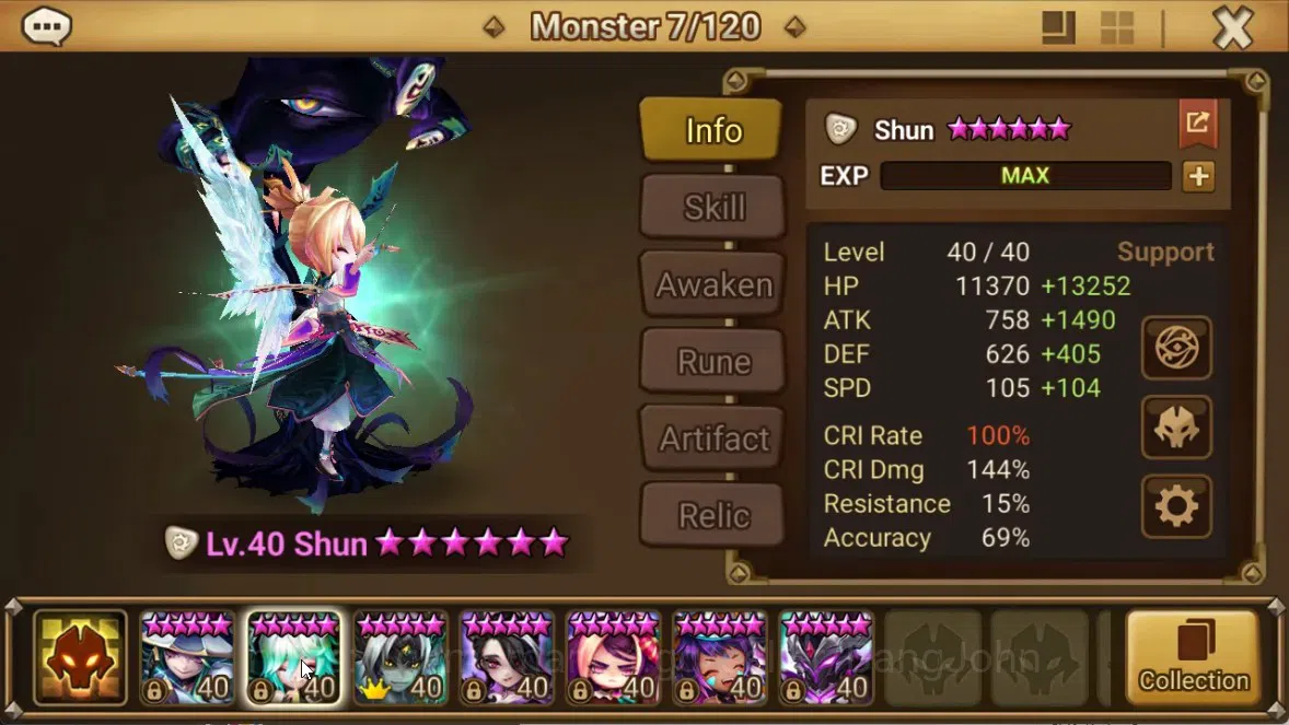 Summoners War: Sky Arena Accounts End-Game ASIA|Lv100 7LND(Lucifer,Kovarci,Shun,Hilda,Giselle,Maya,Gurkha) 137NB5 3