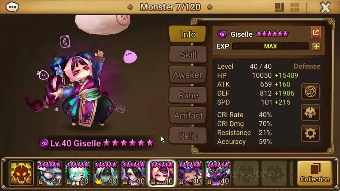 Summoners War: Sky Arena Accounts End-Game ASIA|Lv100 7LND(Lucifer,Kovarci,Shun,Hilda,Giselle,Maya,Gurkha) 137NB5 5