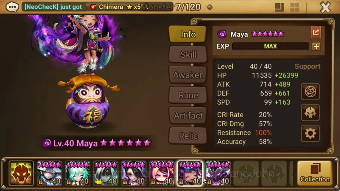 Summoners War: Sky Arena Accounts End-Game ASIA|Lv100 7LND(Lucifer,Kovarci,Shun,Hilda,Giselle,Maya,Gurkha) 137NB5 6